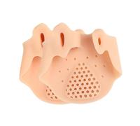 Sharplace 2Pcs Body Feet Aligners Toe Spacers Soft Spreader Breathable Relax Gel Toes Correctors Toe Separators for Girls Crooked, Nature