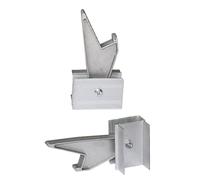 Sharplace 2Pcs Extension Ladder Locks Aluminum Sturdy Universal Simple Installation Anti Slip Spare Parts Accessory Rung Lock Kit