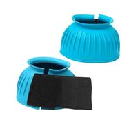 Sharplace 2Pcs Horse Bell Boots Protection Covers Hook and Loop Turnout No Rub Hoof Care Quick Wrap for Training Riding Trails Lunging, L 8.6X8.6X9.9CM