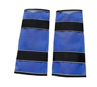 Sharplace 2Pcs Horse Fly Boots Fly Leggings Breathable Portable Tendon Protector Horse Leg Guards Leg Wraps for Jumping Riding Sports, Blue