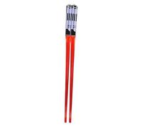 Sharplace 2Pcs Lightsaber Chopsticks Light up Party Chopsticks Reusable Sushi Lightup Sabers Chop Sticks Portable Party Supplies LED Sticks Cool for Birthday Carnival Party Holiday Halloween, Red