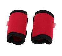 Sharplace 2Pcs Supportive Dog Canine Rear Front Leg Hock Paw Straps Wrap Knee, Red S