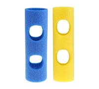 Sharplace 2Pcs Swimming Pool Noodle Connectors Water Noodle Rings Woggle, Yellow, 2 Holes