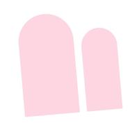 Sharplace 2Pcs Wedding Arch Backdrop Covers Photo Props,Background,Fashion,Practical,Round Top Arch Stand Cover for Birthday Decor, Pink