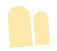 Sharplace 2Pcs Wedding Arch Backdrop Covers Photo Props,Background,Fashion,Practical,Round Top Arch Stand Cover for Birthday Decor, Yellow