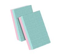 Sharplace 2Pcs Weightlifting Crash Drop Pads Floor Protection Reusable Silence Mats Deadlift Weight Cushion for Club Workout, Green Pink 50x30x4cm