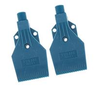 Sharplace 2x Air Blower Nozzles Air Knife Wind Jet Nozzle 1/4'' BSPT 46mm Blue