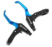 Sharplace 2x Aluminum Alloy Bike Brake Levers Set Road Brake Callipers Brakes Lever Replacement 22.3cm, Blue