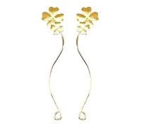 Sharplace 2x Metal False Eyelash Display Holder Storage Rack Lash Try on sticks, Four leaf