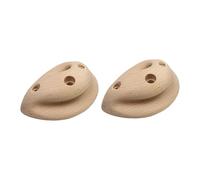 Sharplace 2x Rock Climbing Holds Blocks Portable Core Strength Compact Training Board Climbing Wall Grips for Door Indoor Athletes Gym