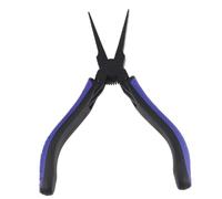 Sharplace 3 Pieces 3D Printer Pliers Mini Flat-Tip Precision Toothless Jaw Slender Pointed Tip Metal Set Compact 140mm Length reaches