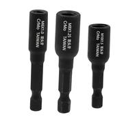 Sharplace 3 Pieces Hanger Bolt Drivers Drill Driver Bits for Double Headed Screws Sturdy Hanger Bolt Installation Tool for Woodworking, M6 M8 M10