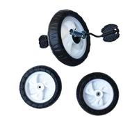 Sharplace 3 Pieces Kids Tricycle Wheels Replacement Part Bearing Lightweight Universal Easy Installation 8 inch Wheel Front Rear Wheel, White