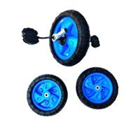 Sharplace 3 Pieces Kids Tricycle Wheels Replacement Part Bearing Lightweight Universal Easy Installation 8 inch Wheel Front Rear Wheel, Blue
