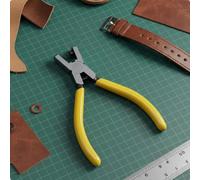Sharplace 3 Pieces Punch Leather Hole Punch Pliers Tool Carbon Steel Frame with Ergonomic Handle and Action Suitable for Strap Adjustment, 6 Pcs