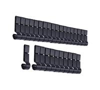 Sharplace 30 Pieces Helmet Clips for Head Light Hardhat Head Light Accessories Practical Nonslip Outdoor Work Headlight Fixing Hooks