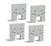 Sharplace 4 Pieces Door Jamb Hinge Jigs,Hinge Mount Assistant Drill and Cutting Precision Auxiliary Tool,Accurate Guide for Deck Home