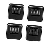 Sharplace 4 Pieces Furniture Caster Wheels Swivel Casters 360 Degree Rotatable Smooth Rolling Furniture Caster Set for Storage Box Cart, Black