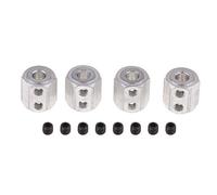 Sharplace 4 Pieces RC Car Wheel Rim Hex Adapter Coupling 08065 For 1/10 HSP 94188 94170