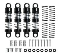 Sharplace 4 Pieces RC Shock Absorbers with Aluminio Metal Dampers with Mounting Hardware Ajustable RC for Model Builders