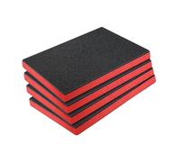 Sharplace 4 Pieces Tool Box Foam Inserts, Multifunction Packing Foam Pads, Storage Box Inserts for Crafting Transport, 43.8cmx30cmx3.8cm