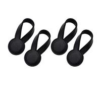 Sharplace 4 Pieces Towel Clips Rag Holder PU Keeps from Falling Hanging Bathroom Accessory Hand Towel Hooks for Curtains Kitchen Rack