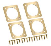 Sharplace 4Pcs Bluebird House Predators Guards Bluebird Box Protection Plates Easy Installation Garden Bird House Hole Protectors, 2.8 cm