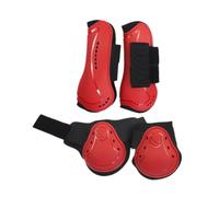 Sharplace 4x Horse Tendon Boots Equestrian Equipment Jumping Trail Riding Breathable Shock Absorbing Leg Protection Guard Horse Boots, L