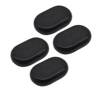 Sharplace 4X Hot Stones Massage Set Gua Sha Tool for Back Professional Versatile Home SPA Relaxing Easy to Use Hot Rocks Massage Stones, 11cmx7cm