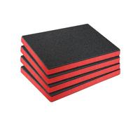 Sharplace 4X Tool Box Foam Inserts Packing Foam Pads Multifunction Portable Storage Box Inserts Shockproof for Crafting Storage, 30.5cmx25.5cmx3.8cm