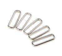 Sharplace 5 Pieces Stainless Steel Watch Strap Retaining Ring Loop keeper Bands Buckle Ring - 18mm