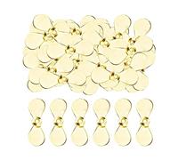 Sharplace 50 Pieces Fishing Propeller Blade Propeller Sequins, Saltwater Fly Fishing Sturdy Fly Propellers Non Damaging Propeller Sequins, L