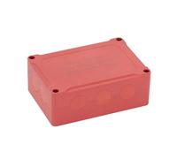 Sharplace 500A Marine Bus Bar Terminal Stud 6 Studs with Cover Power Distribution Terminal Block for Boats Direct Replaces, Red