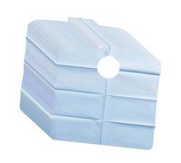 Sharplace 50Pcs Adult Bibs Waterproof Comfortable Stain and Spill Protection Clothing Protectors Absorbent for Adults Elderly Women Men, Blue 45x53cm