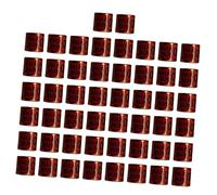 Sharplace 50Pcs Pigeon Leg Rings Identifying Bands Training Identify Dove Leg Rings Bird Management Tool for Canary Small Poultry Duck, brown