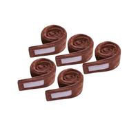 Sharplace 5x Salon Hair Wrap Washing Face Headband Hair Styling Tool SPA Headband Professional Makeup Headband Perm Headband for Shower, Brown