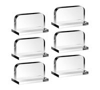 Sharplace 6 Pieces Aquarium Tank Lid Handles Transparent for Lift and Slide Type Elegant Aquarium Handles Easy Installation