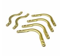 Sharplace 6 Pieces Billiard Corner Component Bracket Shaped Metal Corner Brace Mounting Holes Reinforcing Hardware Suitable for pool table repair table frame strengthening game room maintenance