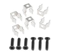 Sharplace 6 Pieces Side Brush Clips Easy to Install with 6 Screws High Performance Replace Parts Robot Accessory for Shark AI Vacuum