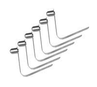 Sharplace 6Pcs Kayak Paddle Spring Clips Spring Fasteners Single End Professional Camping Stainless Steel Clips Solid Head Clip, 8mm