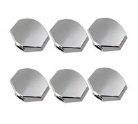 Sharplace 6pcs Tuning Key Knobs Cap Button for Acoustic/Electric Guitar (Sliver)