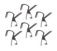 Sharplace 6x Rug Clips Tapestry Holders with Jaw Accessory Metal Easy to Use Quilt Clamps Rug Grippers for Dry after Washing Store Home