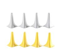 Sharplace 8 Pieces Training Marker Cones Sports Cones Field Cones Practice Cones With Square Base Support And Easy Handling Elevated Grip Suitable For Sideline Marking Team Practice Outdoor Training