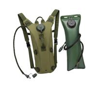 Sharplace 8L Pack Water Backpack with 3L Bladder Breathable Water Daypack for Backpacking Camping Outdoor Sports, Green