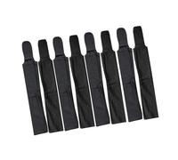 Sharplace 8Pcs Horse Mane Bags Wraps,Horse Mane Damage Sun Protection Covers for Horses Care Stable Grooming Supplies, Black