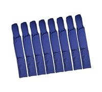 Sharplace 8Pcs Horse Mane Bags Wraps,Horse Mane Damage Sun Protection Covers for Horses Care Stable Grooming Supplies, Deep Blue