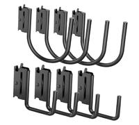 Sharplace 8Pcs J Hooks Black Professional Replacement Heavy Duty Accessories for Warehouse Enclosed Trailer Box Truck