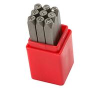 Sharplace 9 Pieces 4mm Metal Stamp Punctuation Set Punchs Carbon Steel Stamping Tool Die Maker