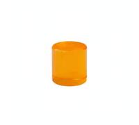 Sharplace Acrylic Blocks Cylinder Stacking Toy Set Building Blocks Learning Toy Educational Blocks Sensory Blocks clear acrylic for preschool learning daycare classrooms play, Dark Yellow, 2.5CM