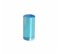 Sharplace Acrylic Blocks Cylinder Stacking Toy Set Building Blocks Learning Toy Educational Blocks Sensory Blocks clear acrylic for preschool learning daycare classrooms play, Medium Blue, 5CM